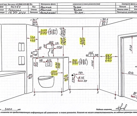 Замер кухни цена